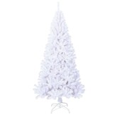 vidaXL Witte Kunstkerstboom 210 cm - 62% Korting