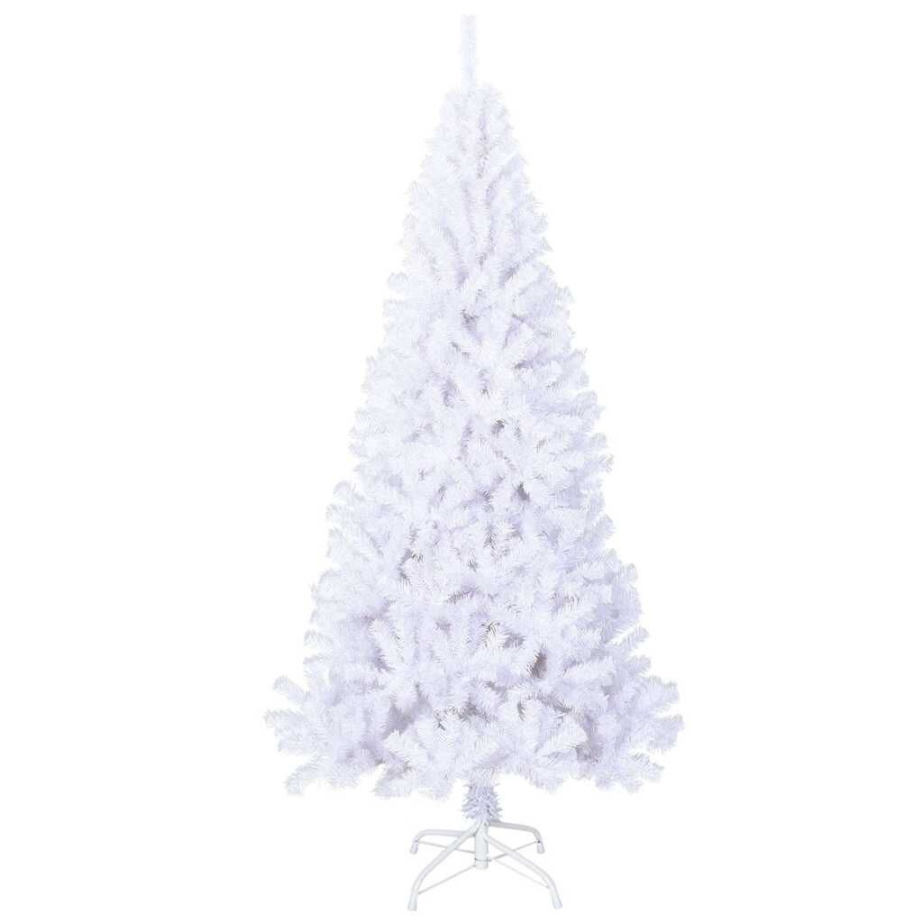 vidaXL Witte Kunstkerstboom 210 cm - 62% Korting