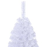 vidaXL Witte Kunstkerstboom 210 cm - 62% Korting