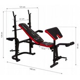 Sportbank voor halters - multifunctioneel - volledig instelbaar