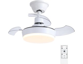 Moderne Plafondventilator met Licht & Afstandsbediening - 48% Korting!
