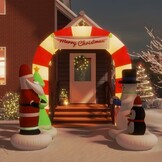 Opblaasbare Kerstboog VidaXL met LED - 260cm - 78% Korting