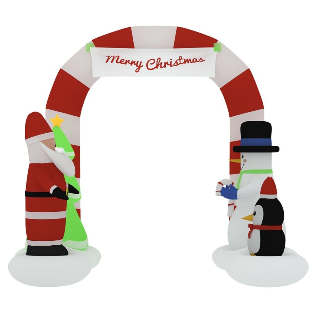 Opblaasbare Kerstboog VidaXL met LED - 260cm - 78% Korting
