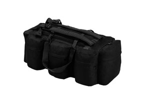 VidaXL Plunjezak 3-in-1 Legerstijl 90L Zwart - 69% Korting