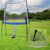 Verstelbaar Volleybal Trainingsnet Blauw - 34% Korting!