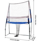 Verstelbaar Volleybal Trainingsnet Blauw - 34% Korting!