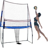 Verstelbaar Volleybal Trainingsnet Blauw - 34% Korting!