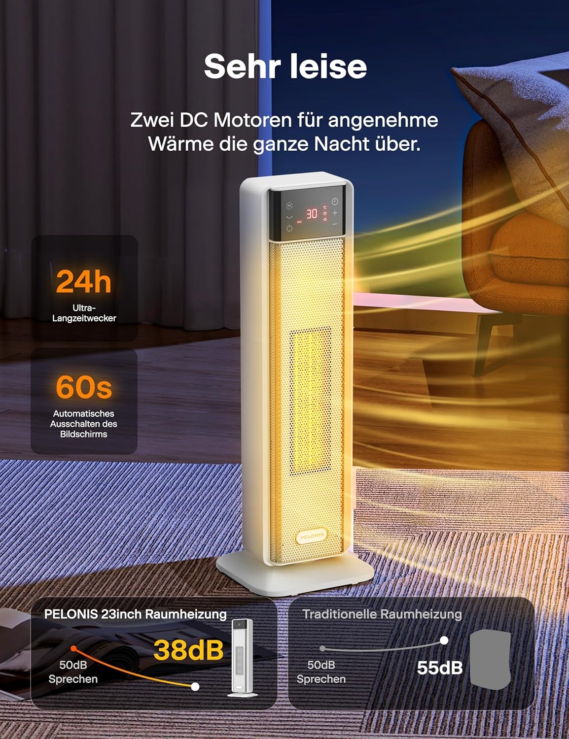 Keramische Ventilatorkachel 2000W met Afstandbediening & Thermostaat - 59% Korting!