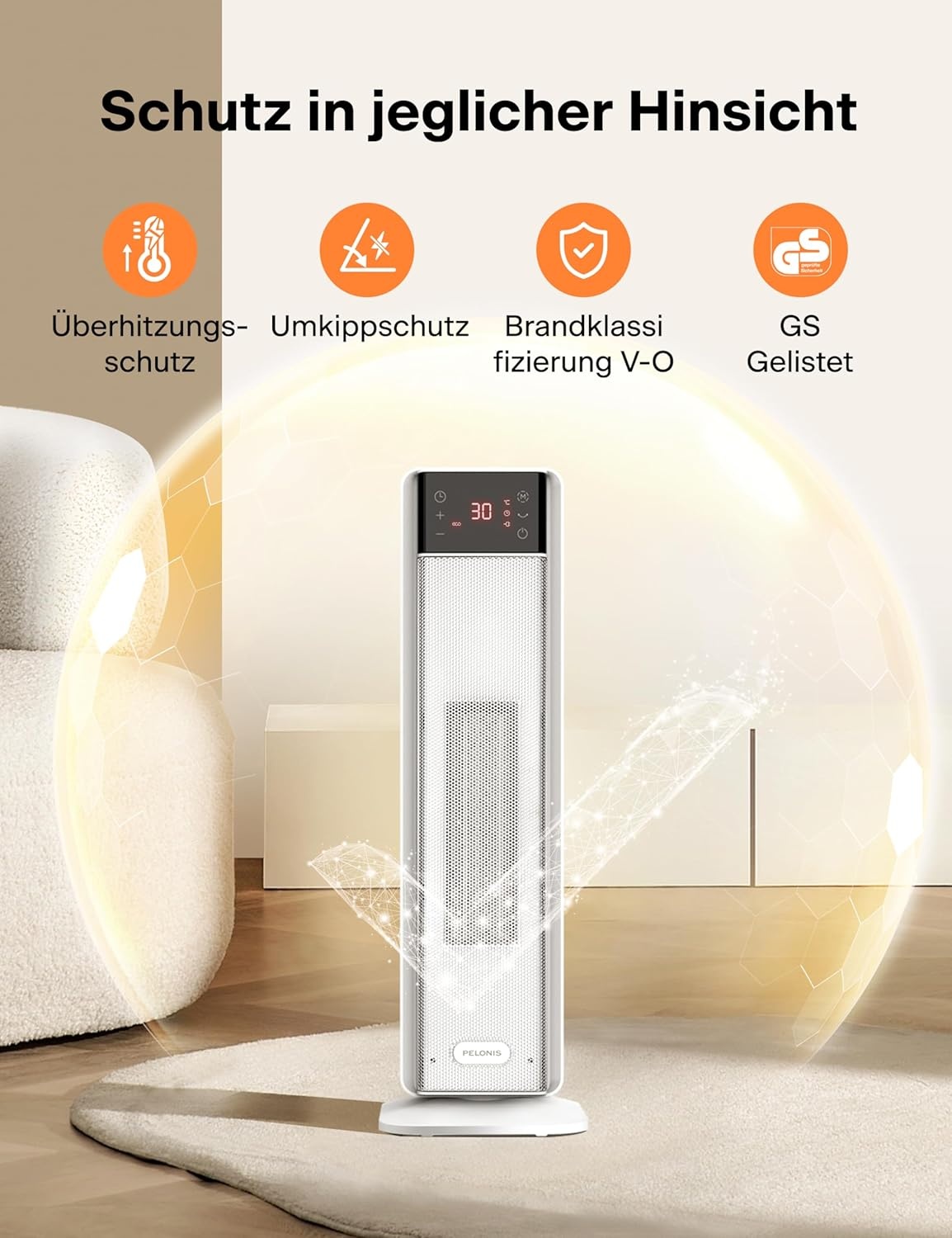 Keramische Kachel 2000W met Afstandsbediening - 34% Korting!