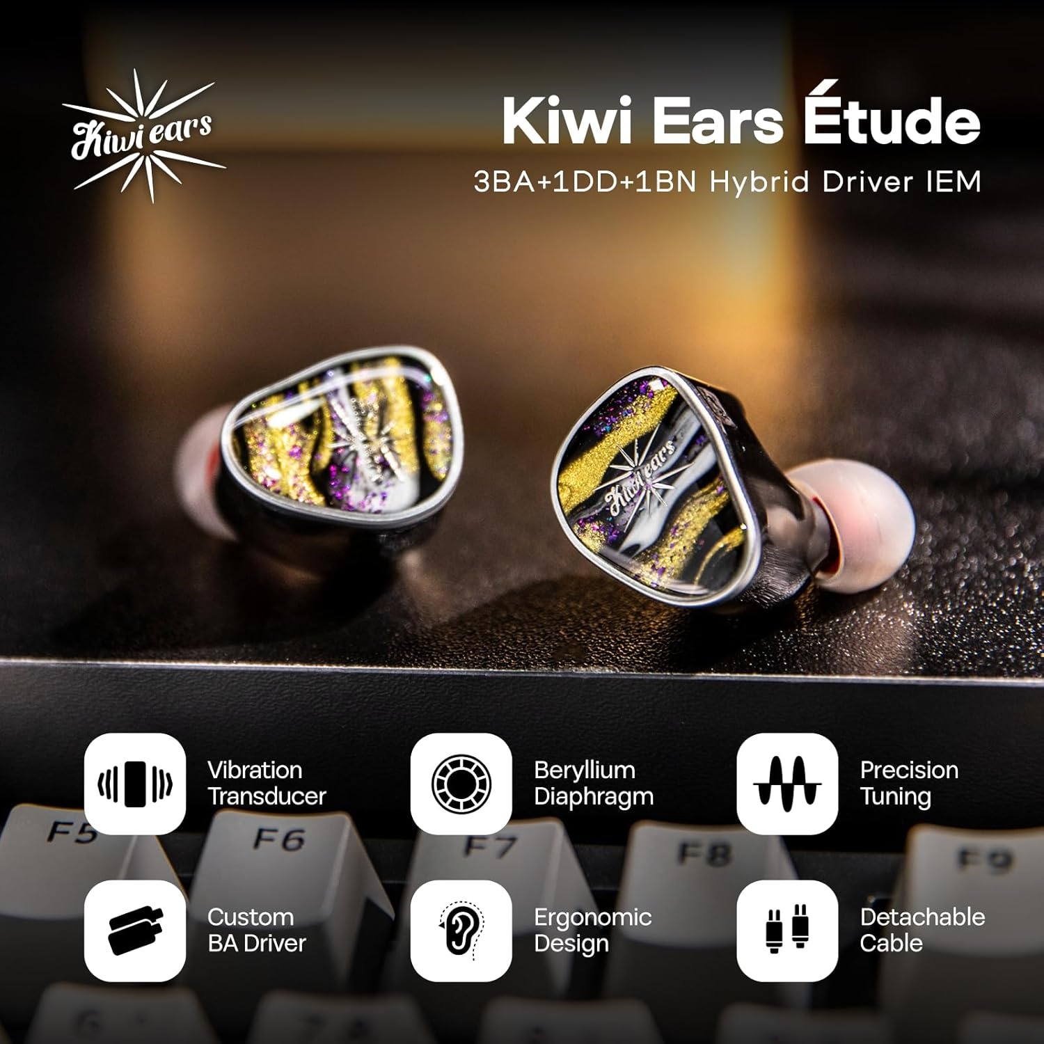 Kiwi Ears Étude Hybride Oordopjes - 34% Korting!