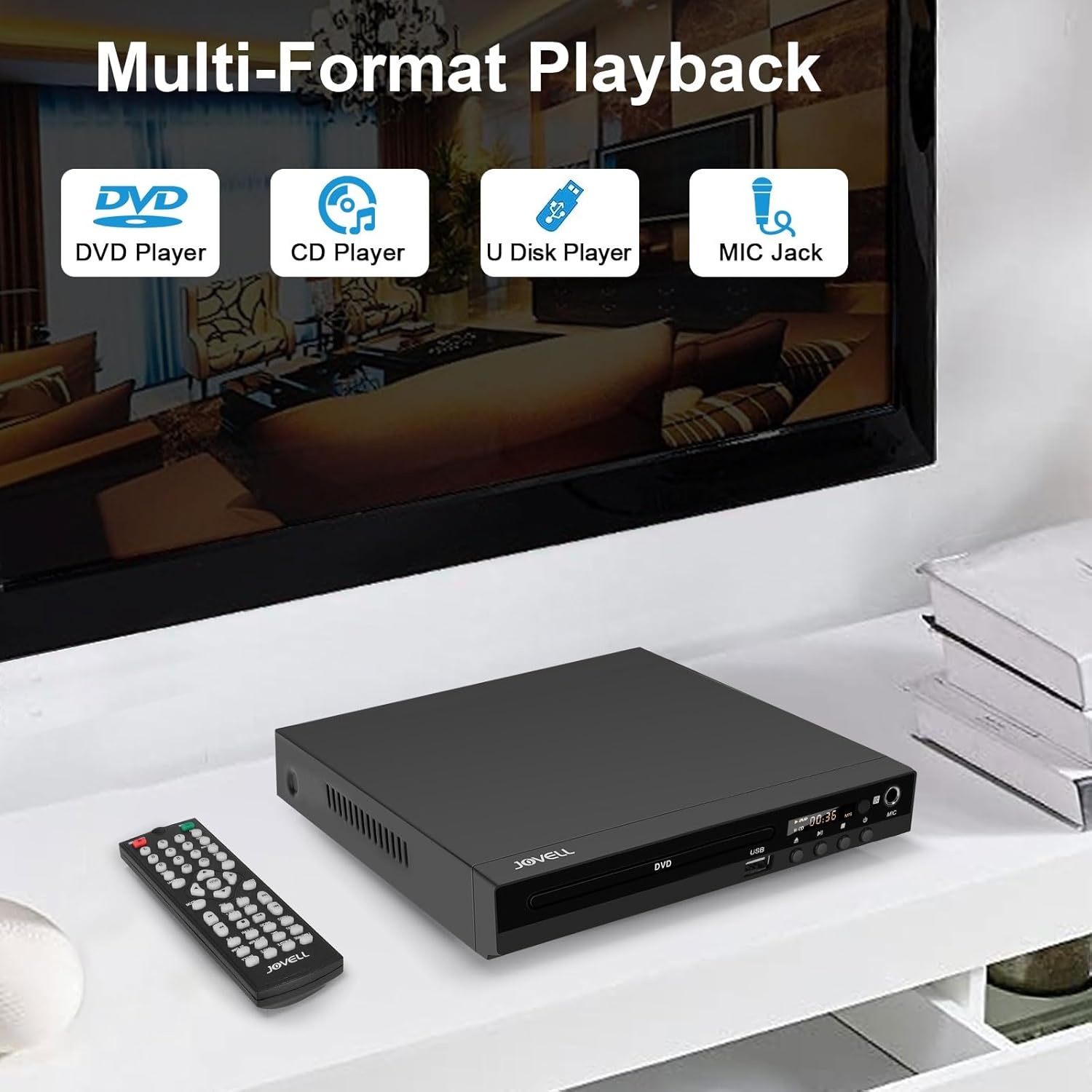 Regiovrije DVD/CD-speler HD met 33% Korting!