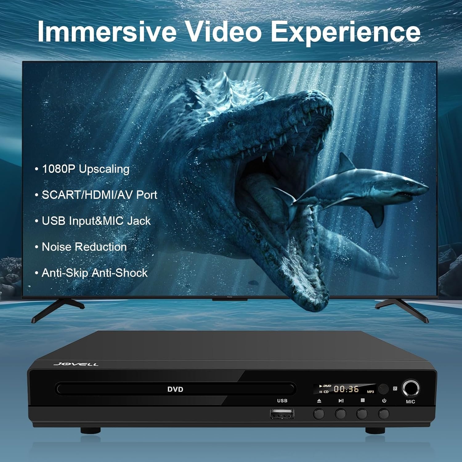 Regiovrije DVD/CD-speler HD met 33% Korting!