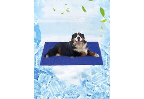 Koelmat Hond XL 70x120cm Marineblauw - 56% Korting!