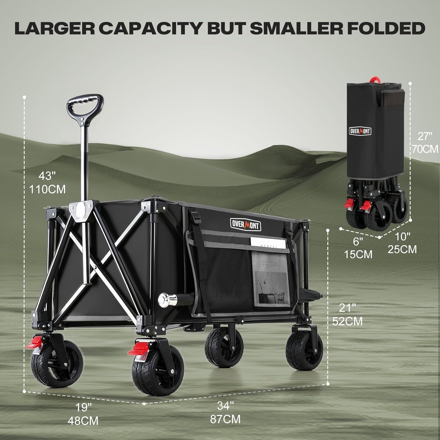 Opvouwbare Bolderkar 150kg | 34% Korting