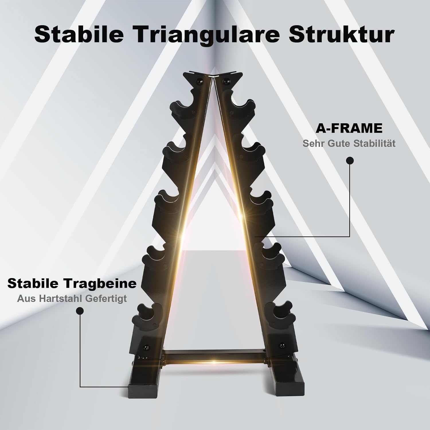 A-frame Halterstandaard 5 Niveaus | 34% Korting