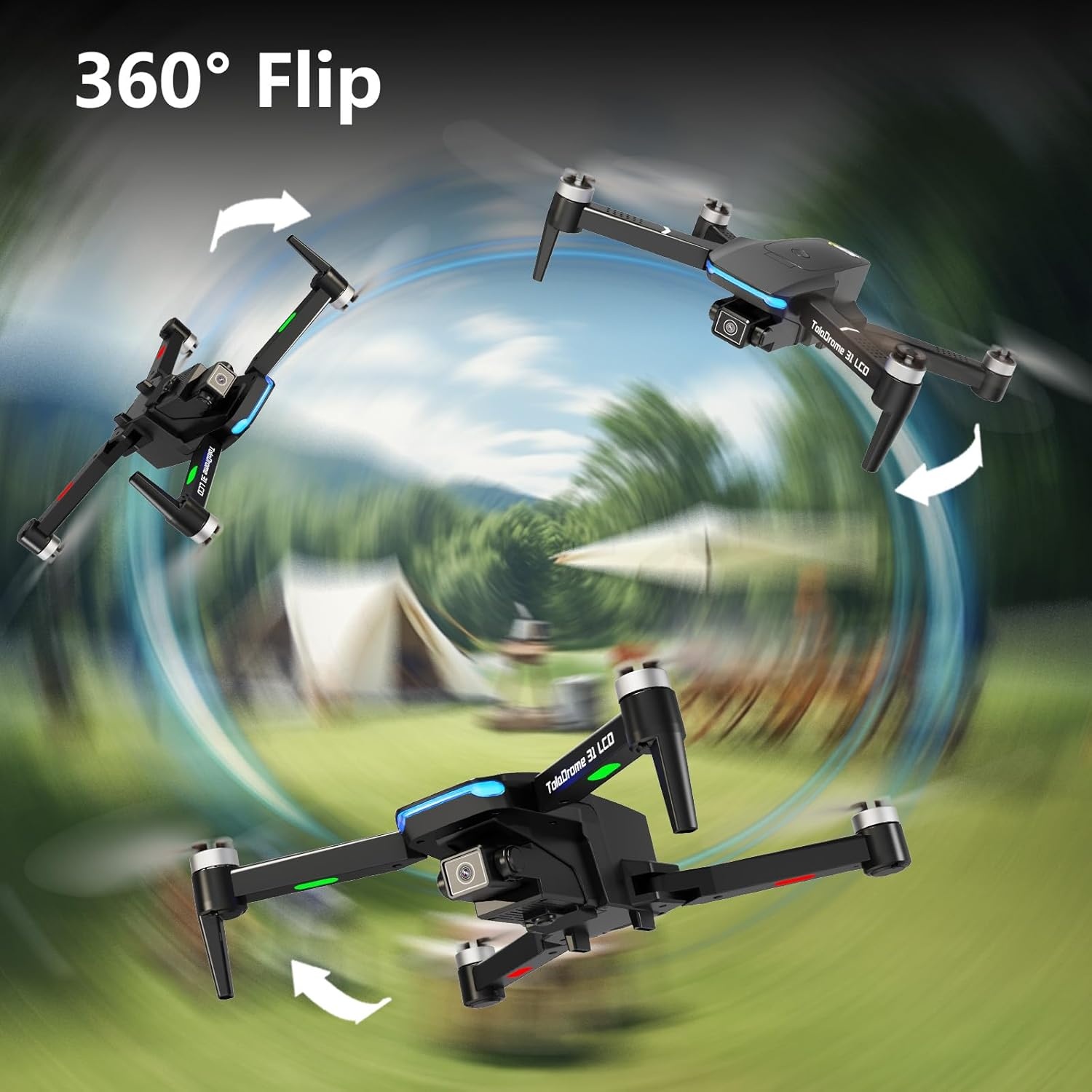 4K Drone met LCD-scherm - 34% Korting