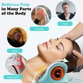 Draadloze Nekmassager met Warmte - 6 standen - 28% Korting