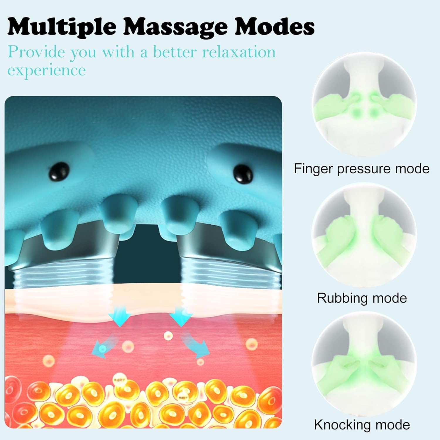 Draadloze Nekmassager met Warmte - 6 standen - 28% Korting