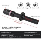 Richtkijker 1.5-6x24mm 35% Korting - Rood Driehoek Kruis