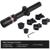 Richtkijker 1.5-6x24mm 35% Korting - Rood Driehoek Kruis