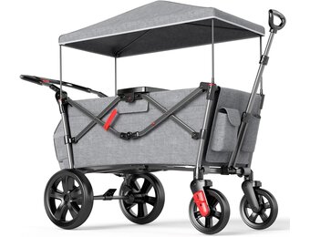 Geretourneerde Bollerwagen voor 2 Kinderen - 30% Korting!