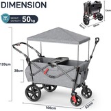 Geretourneerde Bollerwagen voor 2 Kinderen - 30% Korting!