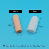 12x Vingerbeschermers Gel - Artritis, Handeczeem, Sport - 29% Korting