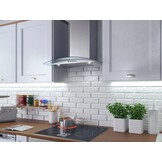 Afzuigkap RVS & Glas - 650 m³/u - 54% Korting