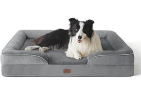 Orthopedisch Hondenbed Grijs L (89x63cm) - 40% Korting!