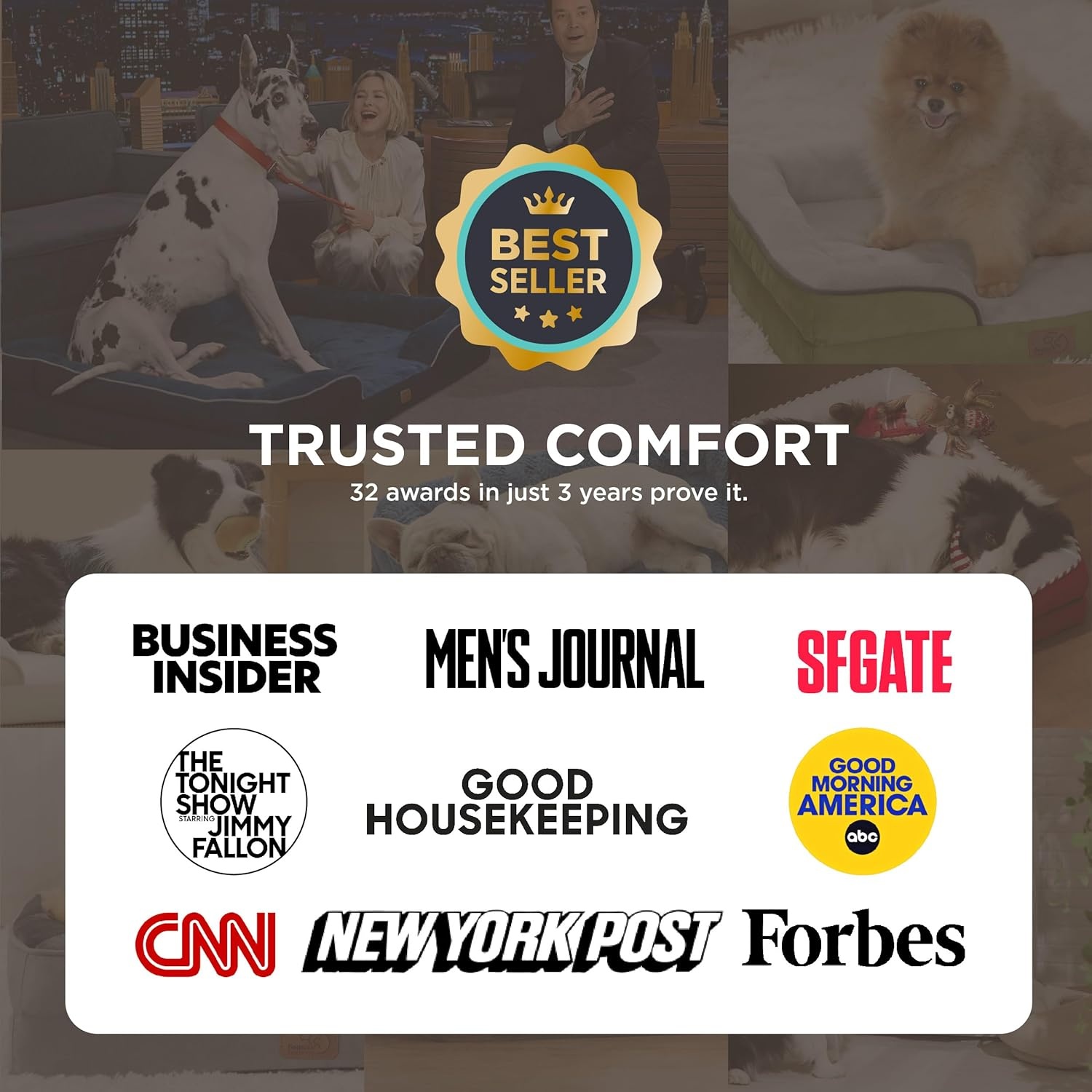 Orthopedisch Hondenbed Grijs 89x63cm - 34% Korting!