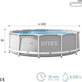 Prism Frame Zwembad Ø366x99cm - 60% Korting!
