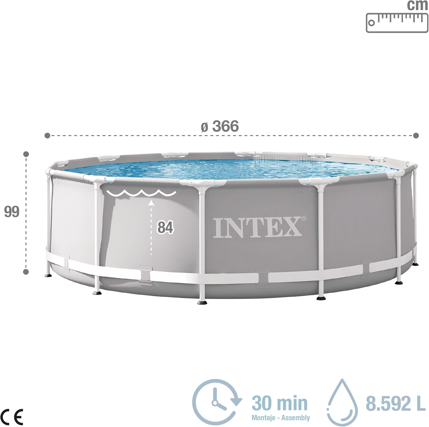 Prism Frame Zwembad Ø366x99cm - 60% Korting!