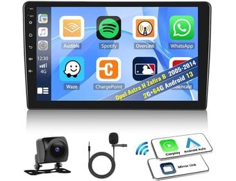 Android Autoradio 13 (9") - Opel Astra H/Zafira B - 54% Korting
