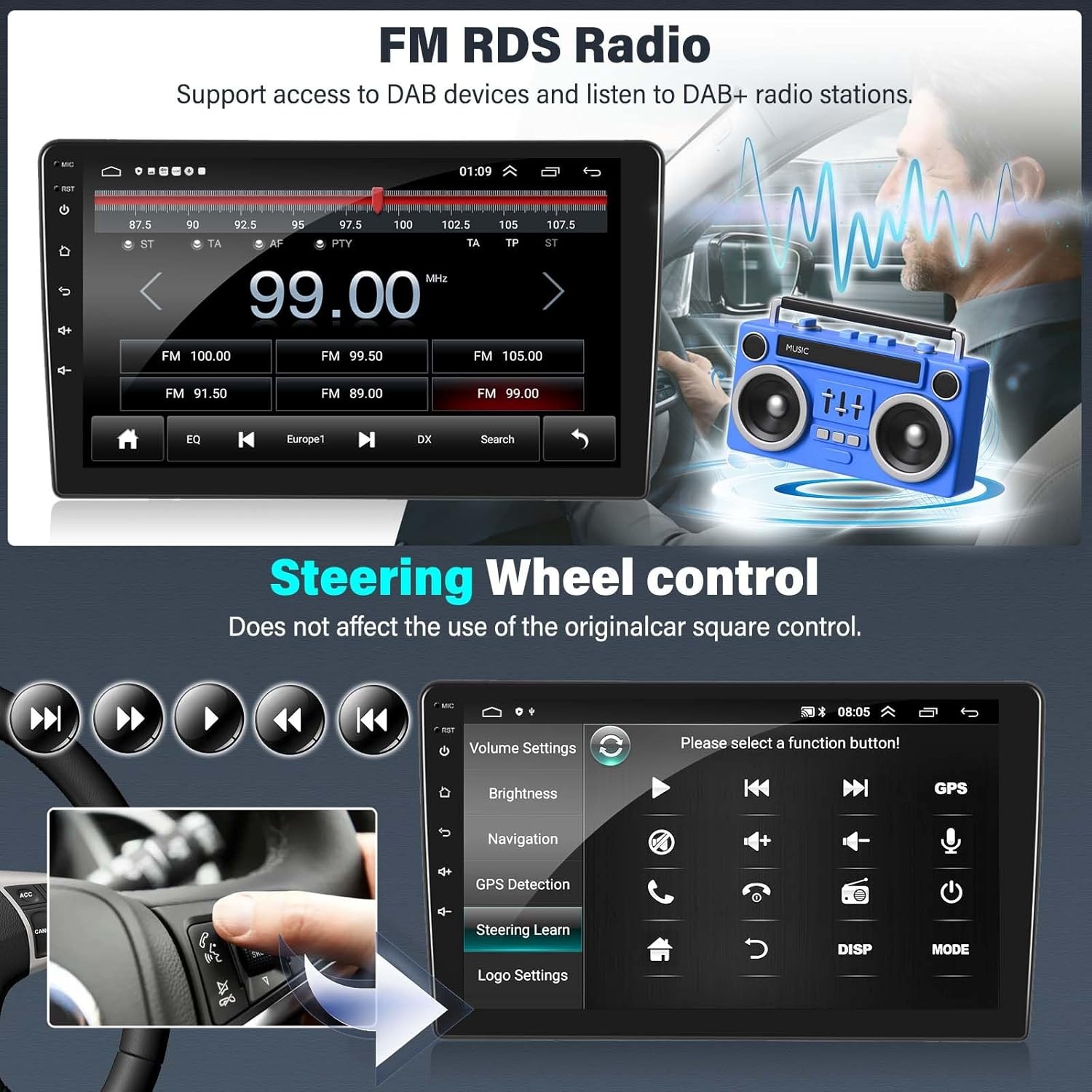 Android Autoradio 13 (9") - Opel Astra H/Zafira B - 54% Korting