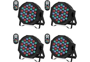 LED Par Spots Podiumlichten (4 stuks) - 40% Korting