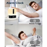 Bluetooth Speaker Wekker Nachtlamp - 48 Kleuren (29% Korting)