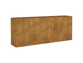 vidaXL Verhoogde Plantenbak 200x40x80 cm Cortenstaal - 55% Korting