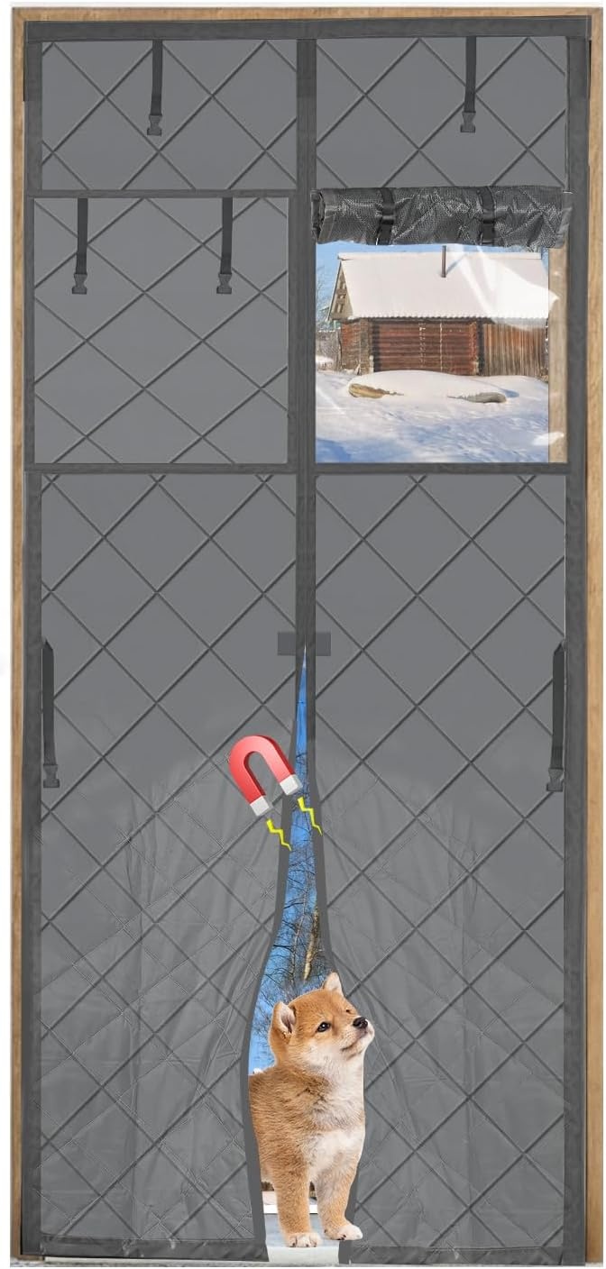 Magnetisch Deurgordijn Isolatie 90x210cm | Winddicht Oxford