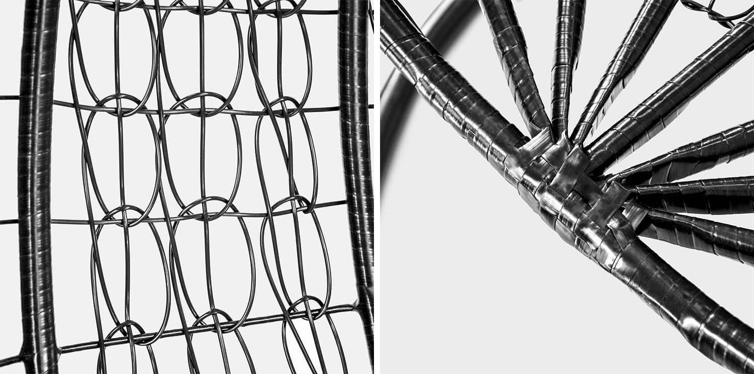 Hangstoel Ei Stoel met Frame - Zwart | 59% Korting