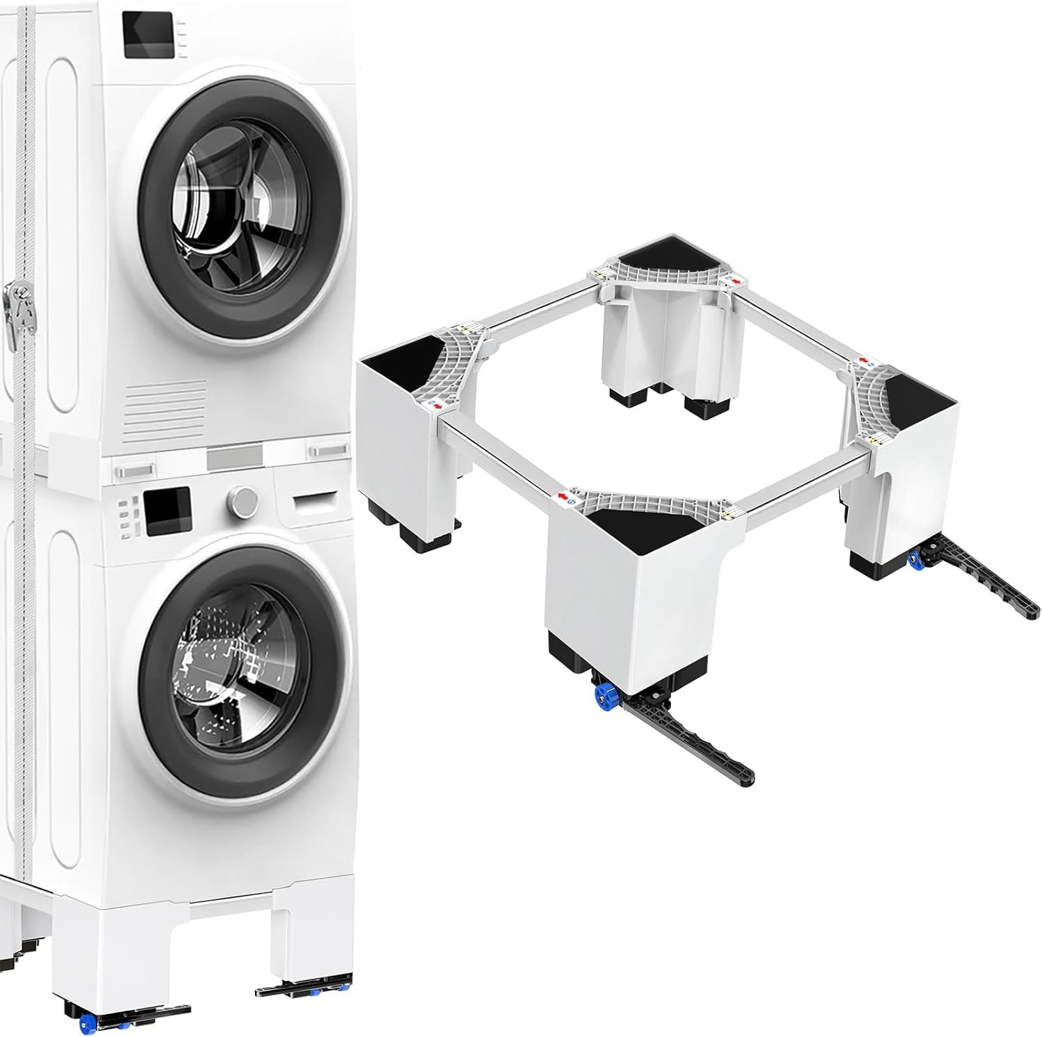 Wasmachinebasis Verrijdbaar & Verstelbaar - 34% Korting!