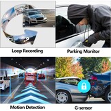 Dashcam Achteruitkijkspiegel met Achteruitrijcamera - 34% Korting!