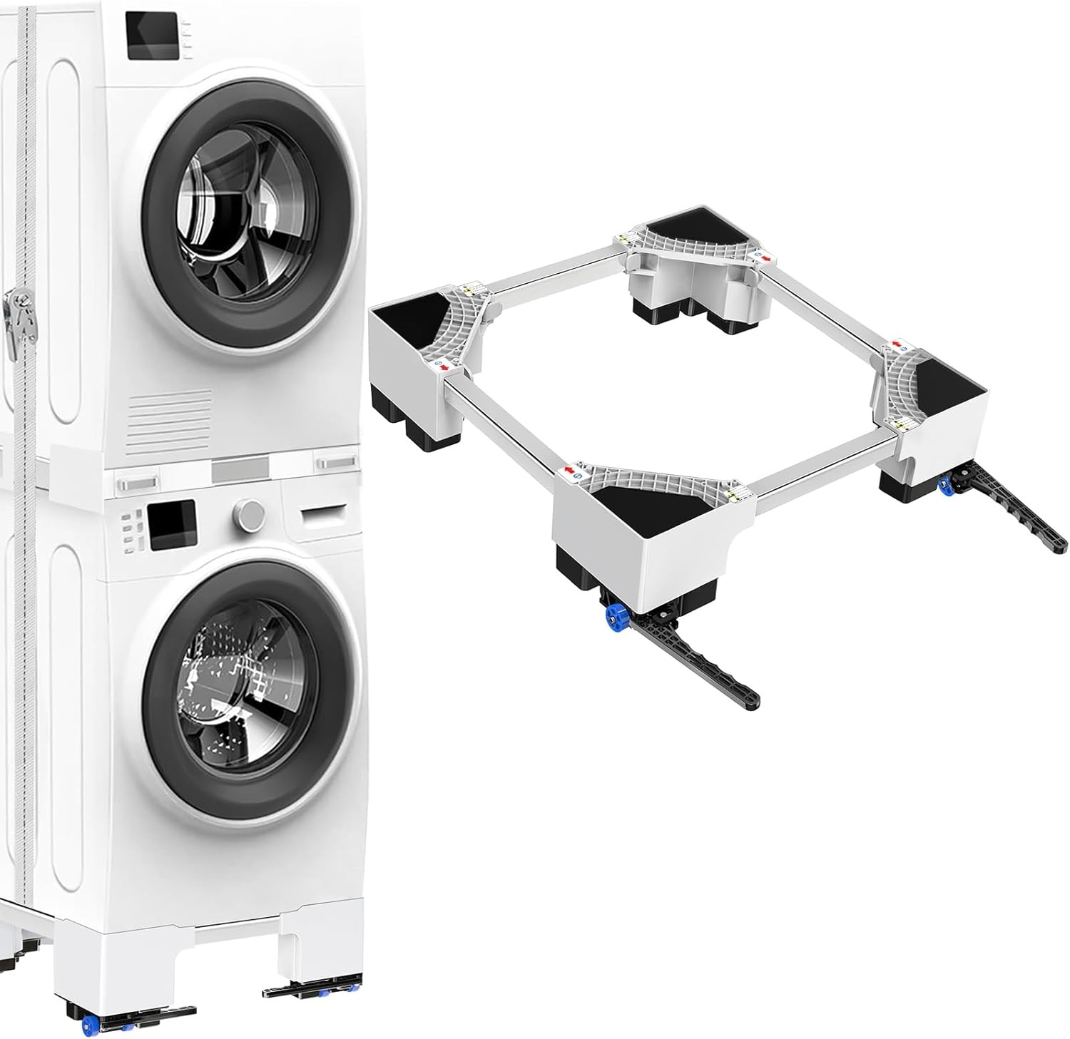 Wasmachinebasis Verrijdbaar & Verstelbaar - 34% Korting!