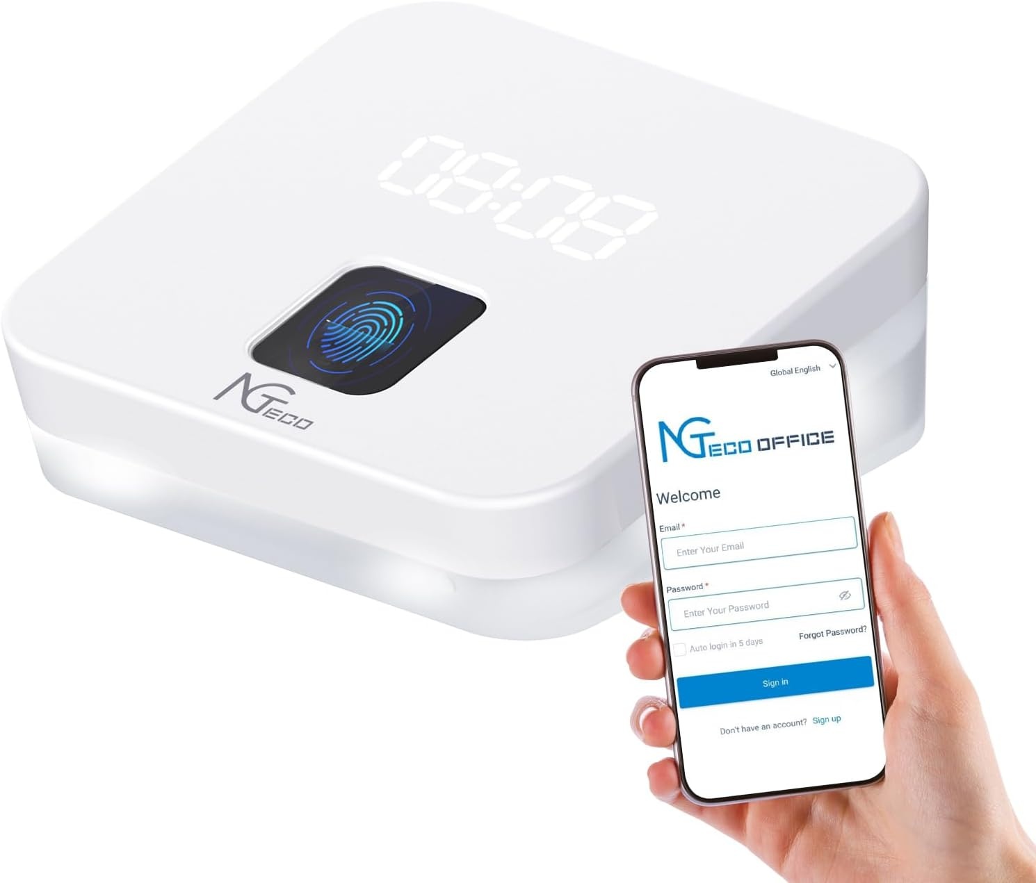 NGTeco TC4 Tijdregistratie Horloge - 34% Korting!