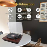 Retro Platenspeler met Bluetooth & USB Opname | 34% Korting