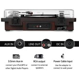 Retro Platenspeler met Bluetooth & USB Opname | 34% Korting