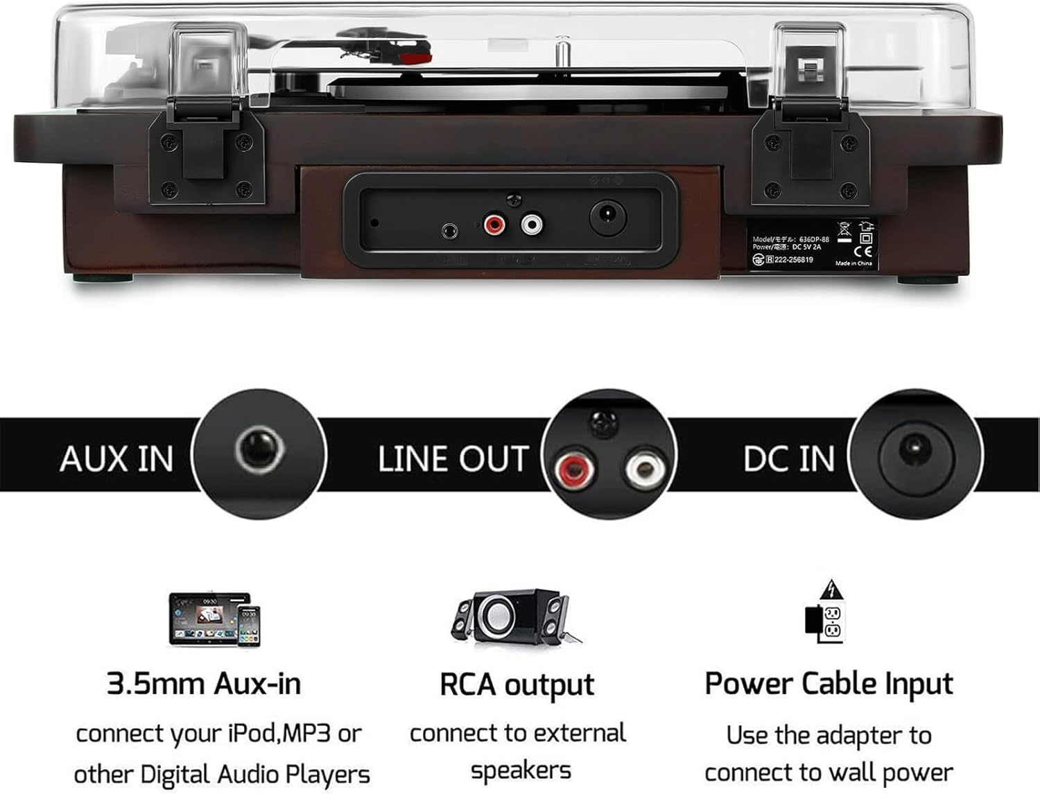 Retro Platenspeler met Bluetooth & USB Opname | 34% Korting