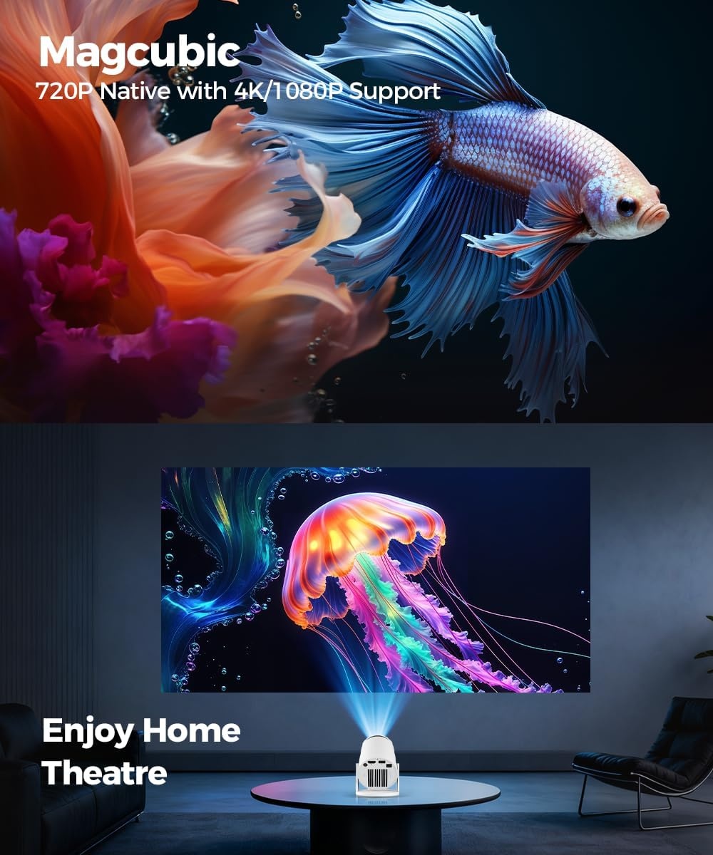 Draagbare Miniprojector 4K - 42% Korting!