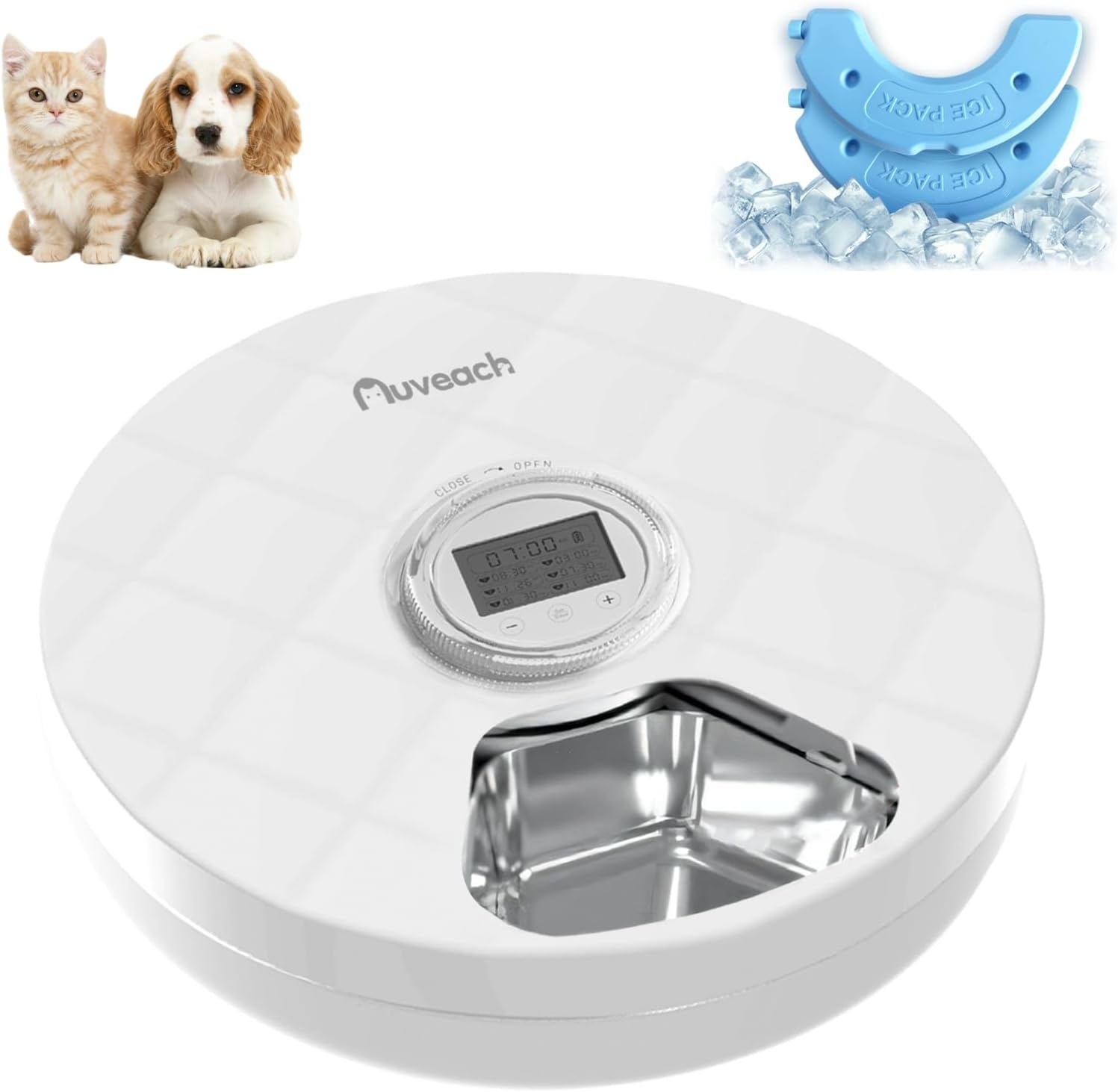 Geretourneerde Kattenvoederautomaat - 6 Maaltijden met Koelaccu's - 34% Korting