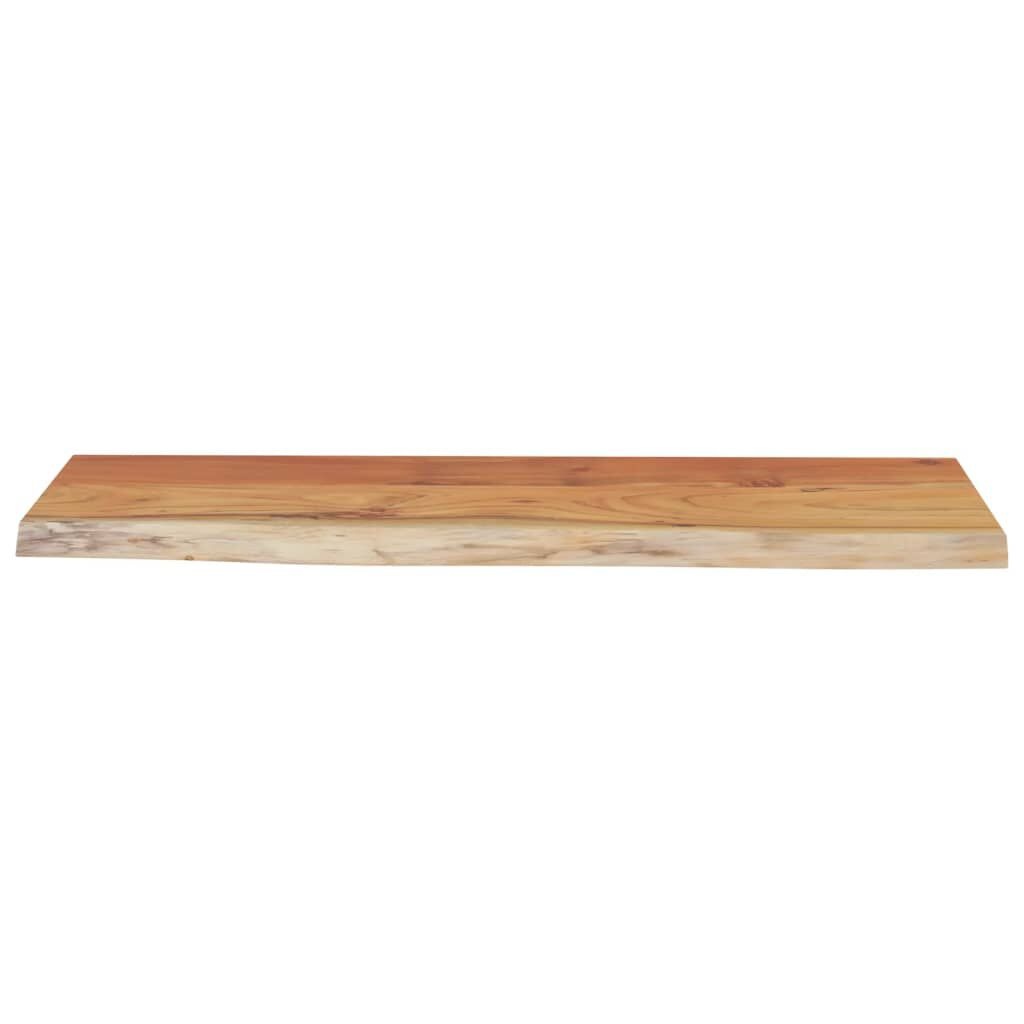 vidaXL Wandschap Acaciahout 80cm met Natuurlijke Rand - 57% Korting