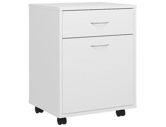 VidaXL Rolkast Wit - 45x38x54 cm (53% Korting!)